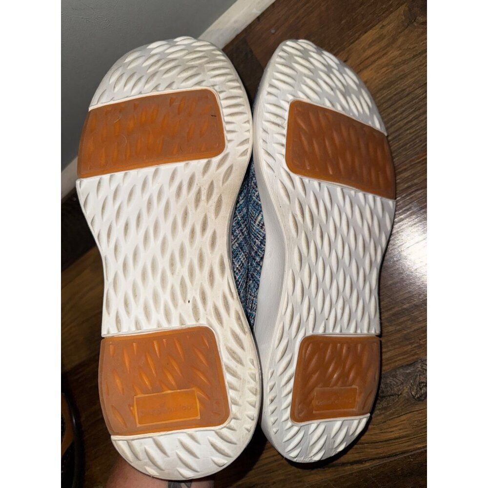 OrthoComfoot Slip-on Shoes With Arch Support in Blue, Multi-colored Woven Sz 10 - Picture 10 of 13